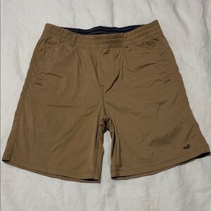 Southern Marsh Youth Billfish Lined Performance Short in Burnt Taupe